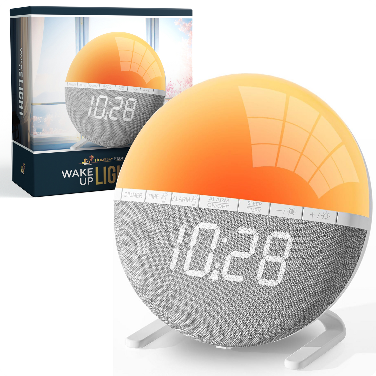 HomeBay Wake Up Light met extra luid alarm 110dB